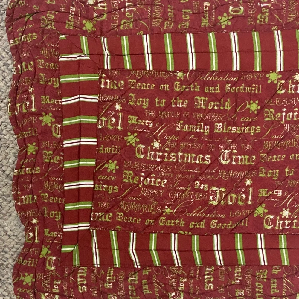 Festive Red Christmas Placemat